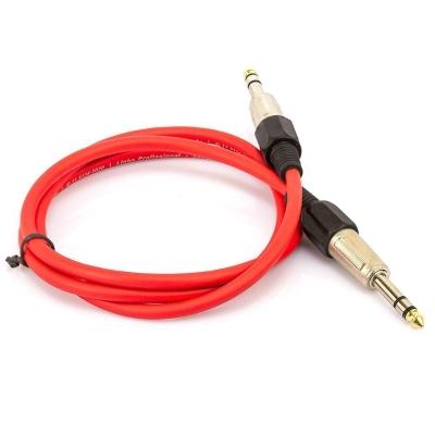 Cabo P10 Estereo Profissional - Vermelho 3 Metros