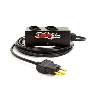 Extensão Cabo Pp 3x2,50 De 2 Tomadas 20a - 45 Metros