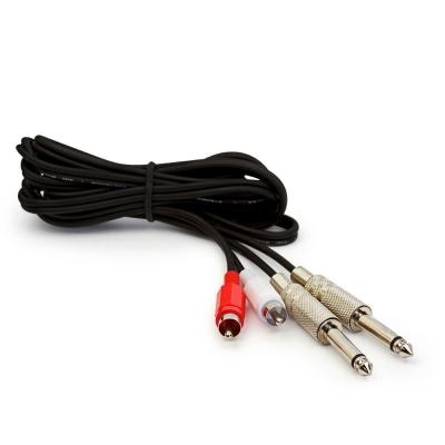 Cabo 2 P10 Mono Para 2 Rca - 45 Metros