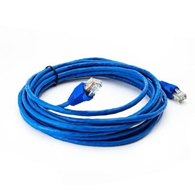 Cabo De Rede Nexans Cat5e Montado Azul - 100 Metros