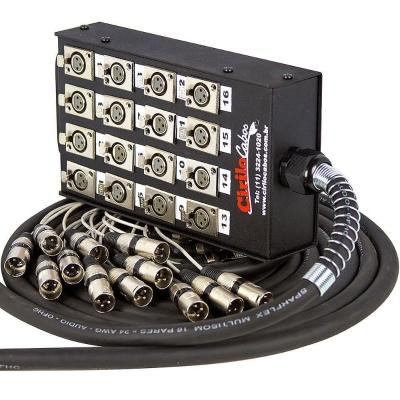 Medusa 16 Vias Montada Com Conectores Cirilo Cabos 30 Metros