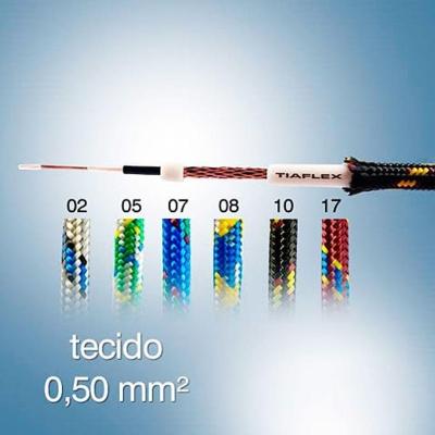 Cabo Guitarra Cobertura Tecido 0.50mm - 1 Metro