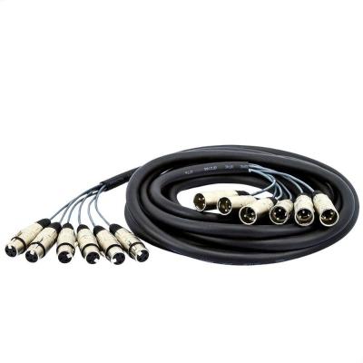 Multicabos Com Conectores Xlr 6 Vias - Cirilo Cabos, 11mts
