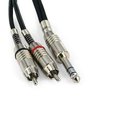 Cabo P10 Estereo Para 2 Rca Macho Santo Angelo - 45 Metros
