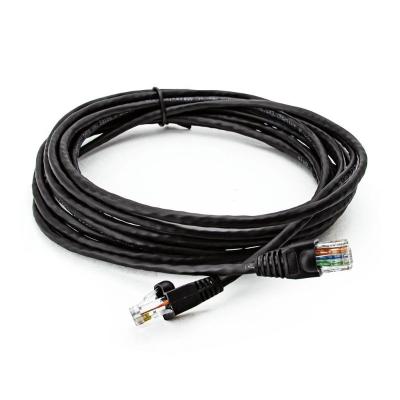 Cabo De Rede Nexans Cat5e Montado Preto - 40 Metros