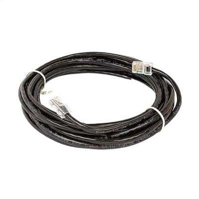 Cabo De Rede Cat5e Montado Preto - 3 Metros