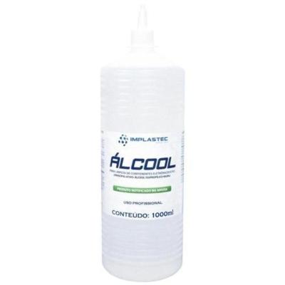 Álcool Para Limpeza De Eletrônicos 1000ml Implastec - Cx - 18 [f002]