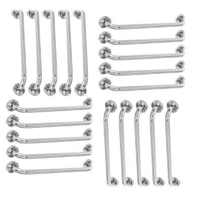 Alça Barra Apoio 60 Cm Inox Kit 20 Unidades Acessibilidade Idoso Gestante Deficiente Segurança Box Banheiro Corrimao