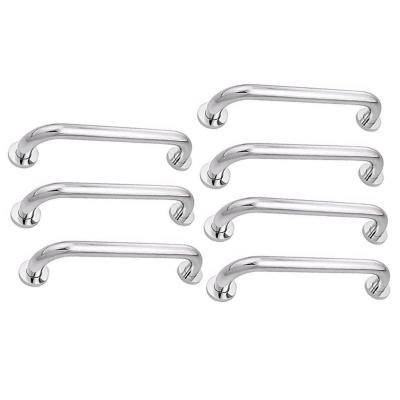 Alça De Apoio Barra Inox 30cm Kit 7 Unidades Idoso Banheiro Acessibilidade Box Quarto Corrimao