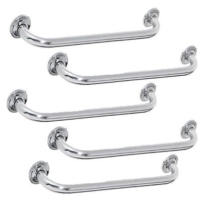 Alça Barra Apoio Kit 5 Uni 60cm Acessibilidade Banheiro Idoso Cadeirante Gestante Criança Segurança Evita Acidente