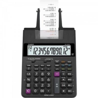 Calculadora Com Bobina Casio Hr-100rc 12 Dígitos Bivolt Preta [f002]