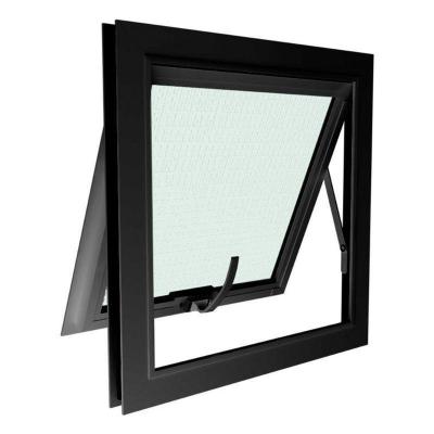 Janela Para Banheiro Maxiar Esquadrias Brasil 40x40cm Preto [f123]