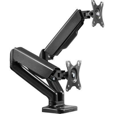 Suporte Articulado Para Dois Monitores Com Pistão A Gás Fortrek Fk441s 17"-32"