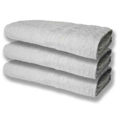 3 Toalhas Super Felpudas Grande E Grossa Algodão 80x150 Itália Soft Beka - Branco Branco