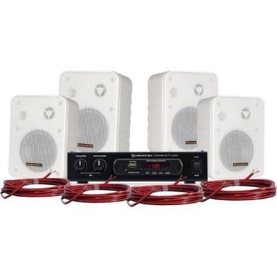 Kit De Som Para Ambiente Hayonik Ambience 4000 V2 Branco [f003]