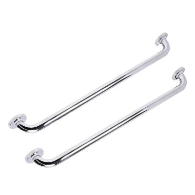 Alça Barra De Apoio Aço Inox Kit 2 Uni Suporte 70cm Box Banheiro Acessibilidade Gestante Idoso