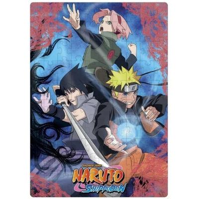 Puzzle Play 100 Peças Naruto Shippuden Com Lente Mágica [f102]