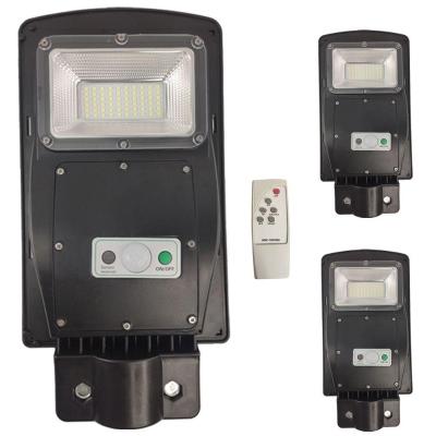 Luminaria Solar 60w Poste 3 Unidades E Sensor