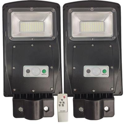 Luminaria Solar 60w Poste 2 Unidades E Senso