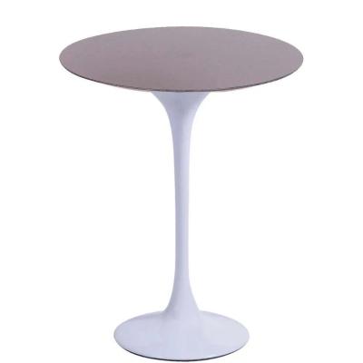 Mesa Saarinen Lateral São Gabriel 42cm - Base Branca