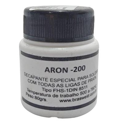 Fluxo Solda Prata 80 Gramas Aron-200