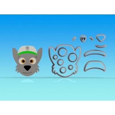 Cortador Patrulha Canina Rock Tamanho 5 Cm
