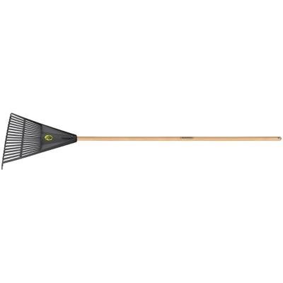 Vassoura com 18 Dentes em Polipropileno Preto 120 Cm
