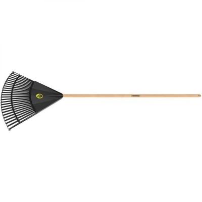 Vassoura com 26 Dentes em Polipropileno Preto 120 Cm
