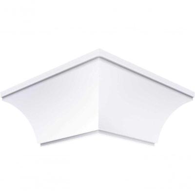 Acabamento Forro Pvc Canto Externo Branco Plasbil
