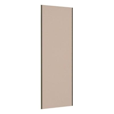 Porta De Correr Closet 80cm Com Puxador Perfil Inox E Kit Ferragem Prime Luciane Móveis Connect