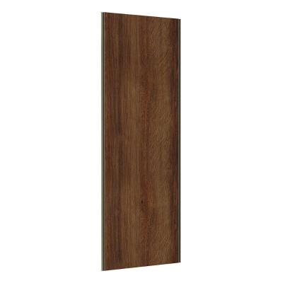 Porta De Correr Closet 80cm Com Puxador Perfil Inox E Kit Ferragem Prime Luciane Móveis Nogueira Dourado