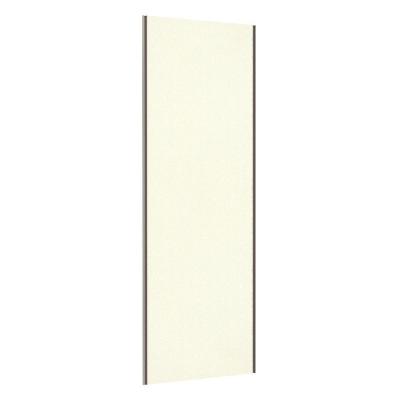 Porta De Correr Closet 80cm Com Puxador Perfil Champagne E Kit Ferragem Prime Luciane Móveis Kashmir