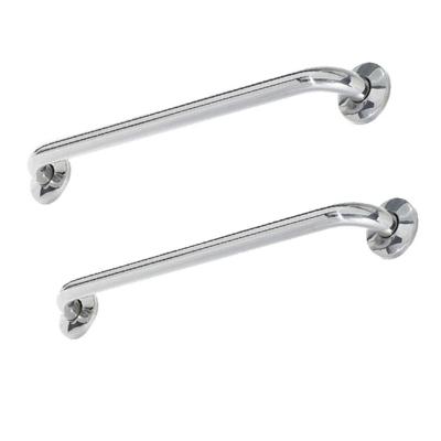 Alça Apoio Inox Kit 2 Uni 40Cm Banheiro Cadeirante Idoso