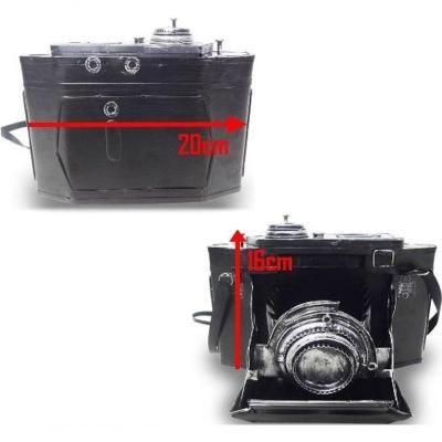 Cofre Camera Fotografica Vintage Retro De Ferro (cj-020)
