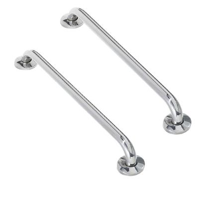Alça Apoio Inox 40cm Kit 2 Uni Acessibilidade Cadeirante