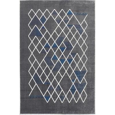 Tapete Para Sala Lyre Anil 1,00x1,50 São Carlos
