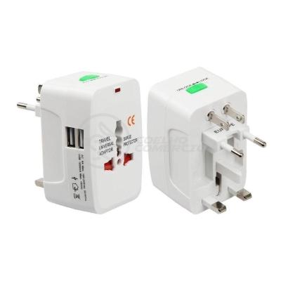 Adaptador Tomada Universal Padrão 150 Países Uk Europa Eua Asia Viagem Bivolt 110/220 Bivolt Aio