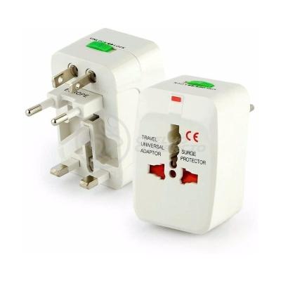 Adaptador Tomada Universal Padrão 150 Países Uk Europa Eua Asia Viagem Bivolt 110/220 Bivolt Aio
