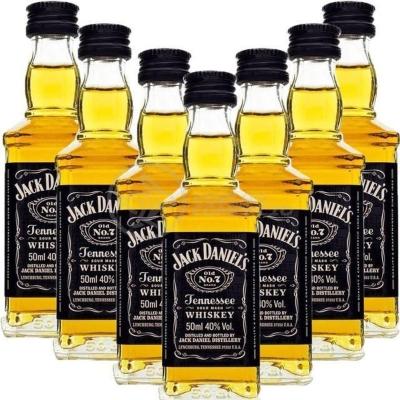 Kit 7 Miniatura Whisky Uísque Jack Daniels Nº7  50ml