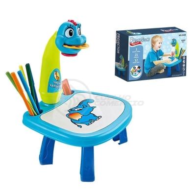 Projetor Para Desenho Infantil Mesa Pintura De Projeção Magica Brinquedos Aprendizagem Galinha Azul