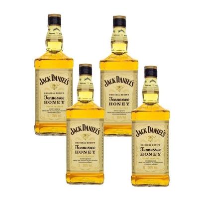 Kit 4 Whisky Jack Daniel's Honey  375ml Uísque