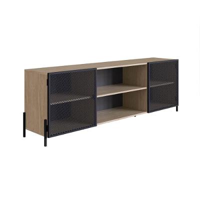 Rack York 180cm Estrutura Preto Fosco - Hanover