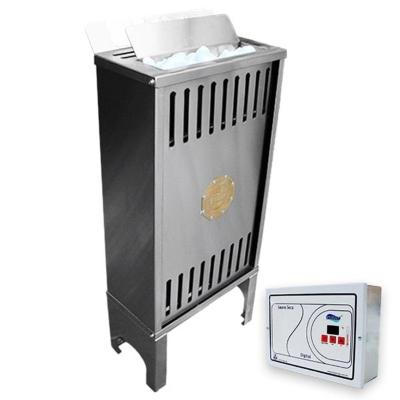Sauna Seca Elétrica 6Kw Inox Bifasico 220V Impercap