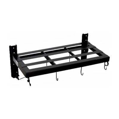 Paneleiro Suporte Para Panelas Aço Carbono N01 Pequeno Preto