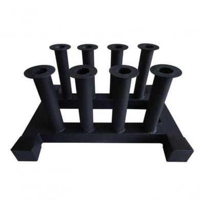 Suporte Barra De Chão (8 Barras) Aço E Tubo Pintado Preto