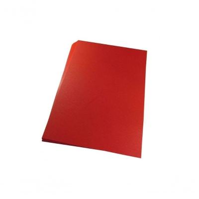 Capa Para Encadernação A3 Vermelha Pp Couro 0,30Mm 100Un
