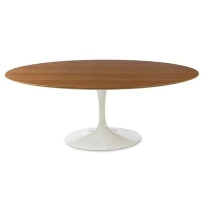 Mesa De Jantar Tulipa Saarinen 244X137 Cm Tampo FreijóBranco