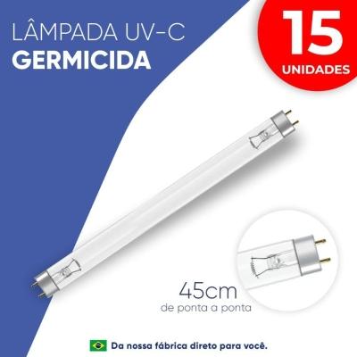15 Lâmpada Uv-C Germicida