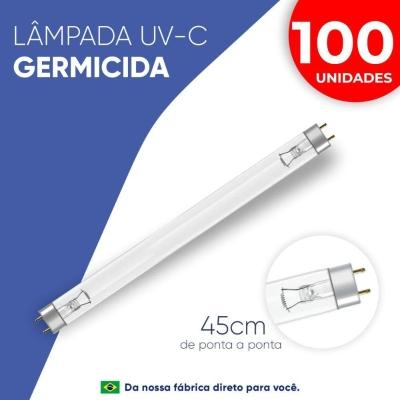 100 Lâmpada Uv-C Germicida
