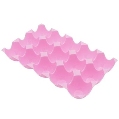 Bandeja Para 15 Ovos Plástico Rosa